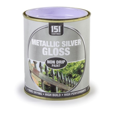 151 - METALLIC SILVER PAINT - 300ML