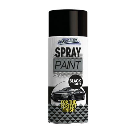 CARPRIDE - BLACK MATT SPRAY PAINT - 400ML