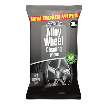 CARPRIDE - ALLOY WHEEL CLEANING WIPES - 30 PK