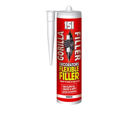 GORILLA DECORATORS FLEX FILLER WHITE - 480G