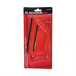 BLACKSPUR - HACKSAW WITH 2 SPARE BLADES