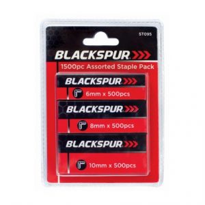 BLACKSPUR - 1500PC ASSORTED STAPLE PACK