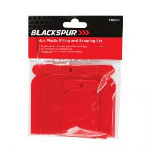 BLACKSPUR - 4PC PLASTIC FILLING & SCRAPING SET