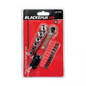 BLACKSPUR - 17PC DRIVE SOCKET SET