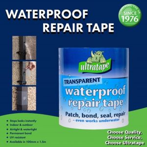 WATERPROOF REPAIR TAPE 100MM X 1.5M