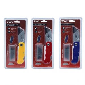 SWL - FOLDING LOCK BACK KNIFE WITH SPARE BLADES