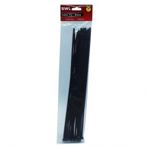 SWL - BLACK CABLE TIES 38 X 480MM -