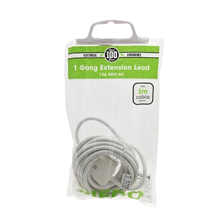 1 GANG 5M EXTENSION LEAD