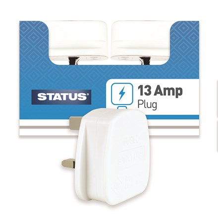 STATUS - PLUG 3 PIN 13AMP - BULK