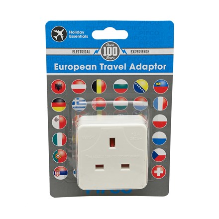 EUROPEAN TRAVEL ADAPTOR
