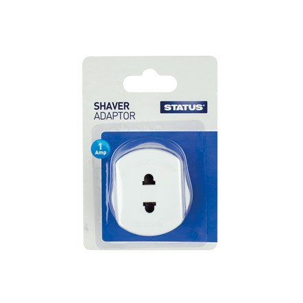 STATUS - SHAVER ADAPTOR - SINGLE CARDED