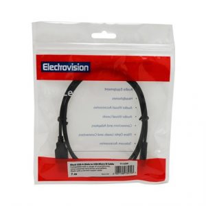 BLACK USB A TO USB MICRO