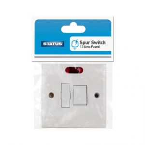 STATUS - 13 AMP FUSED SPUR SWITCH WITH NEON