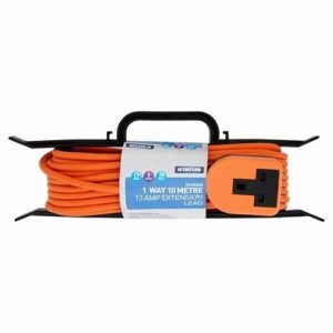 STATUS - 1 WAY 10M ORANGE OUTDOOR EXTENSION LEAD