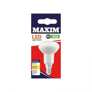 MAXIM LED BULB- R50 SPOT WARM WHITE - SES 4W/30W