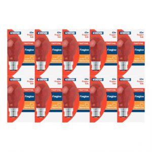 STATUS -  B22 RED FIREGLOW BULB - 60W