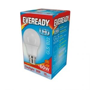 EVEREADY LED BULB - GLS DAYLIGHT - B22 8.2W-60W