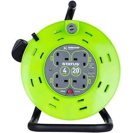 STATUS 4WAY 20M EXTENSION REEL