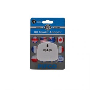 PIFCO -  UK TRAVEL ADAPTOR - CARDED