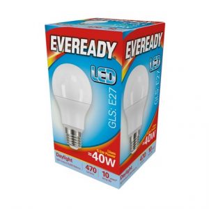 EVEREADY LED BULB - GLS DAYLIGHT - E27 5.5W-40W