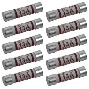 4PC X 13AMP HOUSEHOLD FUSE SET