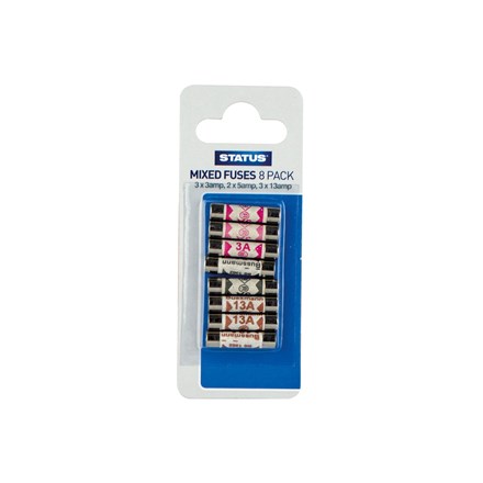 STATUS - MIXED FUSES - 8PACK