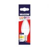 MAXIM LED BULB - CANDLE - SBC WARM WHITE - 6W=40W