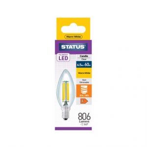 STATUS - FILAMENT CANDLE WARM WHITE - E14 - 60W