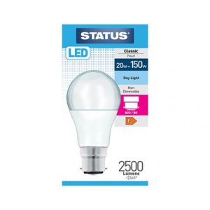 STATUS -  LED GLS PEARL DAY LIGHT BC B22 150W