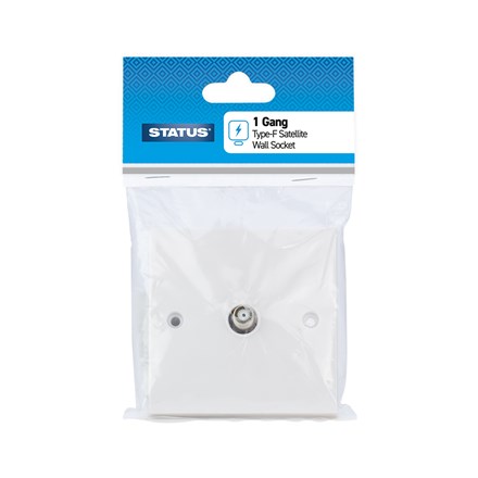 STATUS - 1 GANG SATELLITE SOCKET