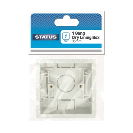 STATUS - 1 GANG DRY LINING BOX