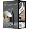 HOMELIFE - 35W FLEXI DESK LAMP - ANTHRACITE GREY
