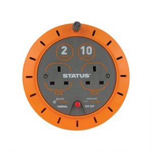 STATUS - 2 SOCKET 10 METER 10A CABLE REEL