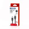 STATUS - USB C TO C 2M BLACK BRAIDED FC CABLE