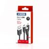 STATUS - USB A TO MULTI LEAD 1M BLACK PVC FC CABLE