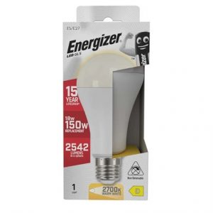 ENERGIZER - 150W LED GLS E27 WARM WHITE BULB