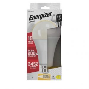 ENERGIZER - 200W LED GLS B22 WARM WHITE BULB