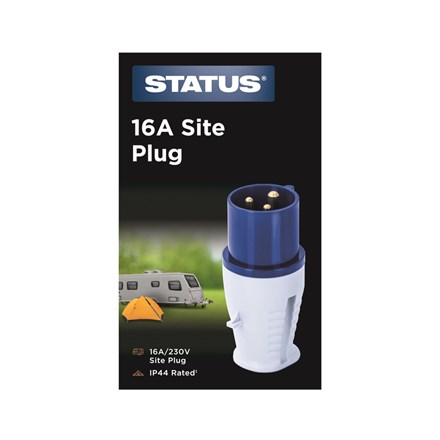 STATUS - 16 AMP MAINS SITE PLUG