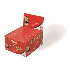 ZIG ZAG KING SIZE RED -