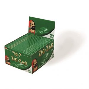 ZIG ZAG KING SIZE GREEN -