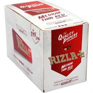 RIZLA RED REGULAR SIZE PAPERS -