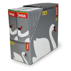 SWAN KING SIZE SLIM SILVER PAPERS -