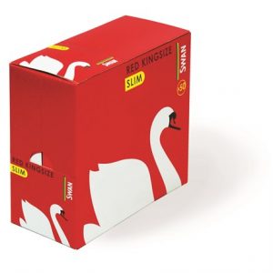 SWAN KING SIZE RED PAPERS -