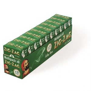 ZIG ZAG GREEN MULTIPACK -  X 8 BOOKLETS