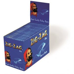 ZIG ZAG BLUE REGULAR SIZE PAPERS -