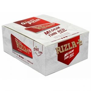 RIZLA UK SLIM  KING SIZE  RED PAPERS -