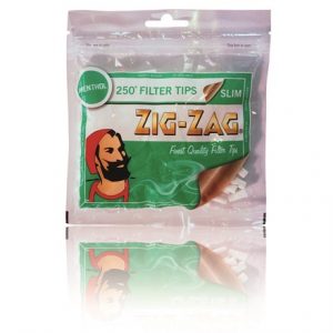ZIG ZAG MENTHOL - 250 TIPS PACK