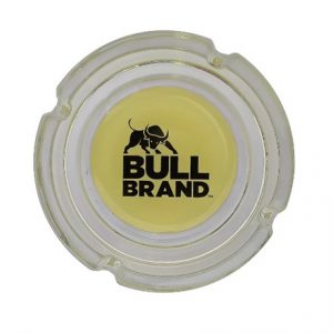 BULL BRAND GLASS ASHTRAY