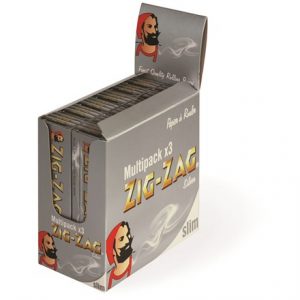 ZIG ZAG KING SIZE SILVER MULTIPACK -  X 3