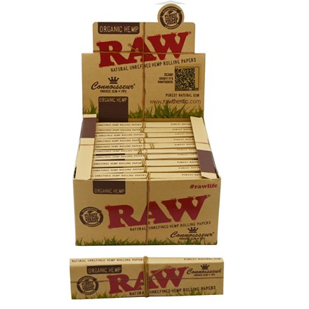 RAW ORGANIC CONNOISSEUR PAPERS + TIPS -